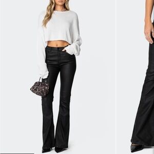 Edikted Luna Faux leather pants
